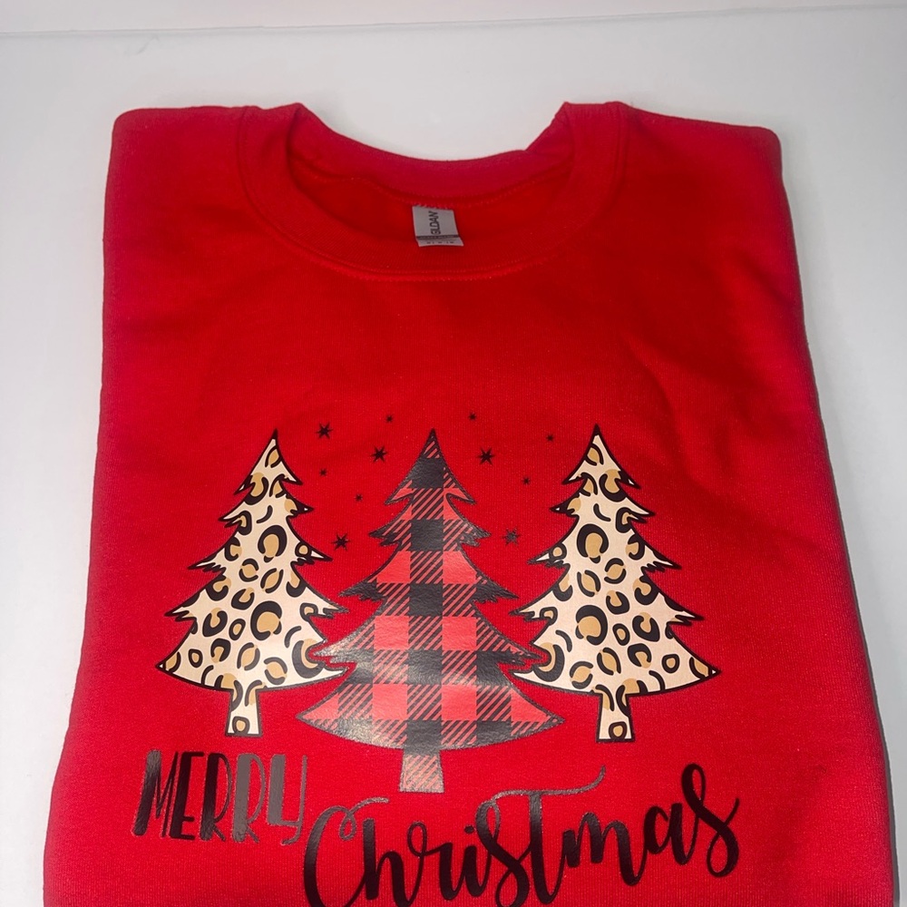 Red Merry Christmas Sweatshirt